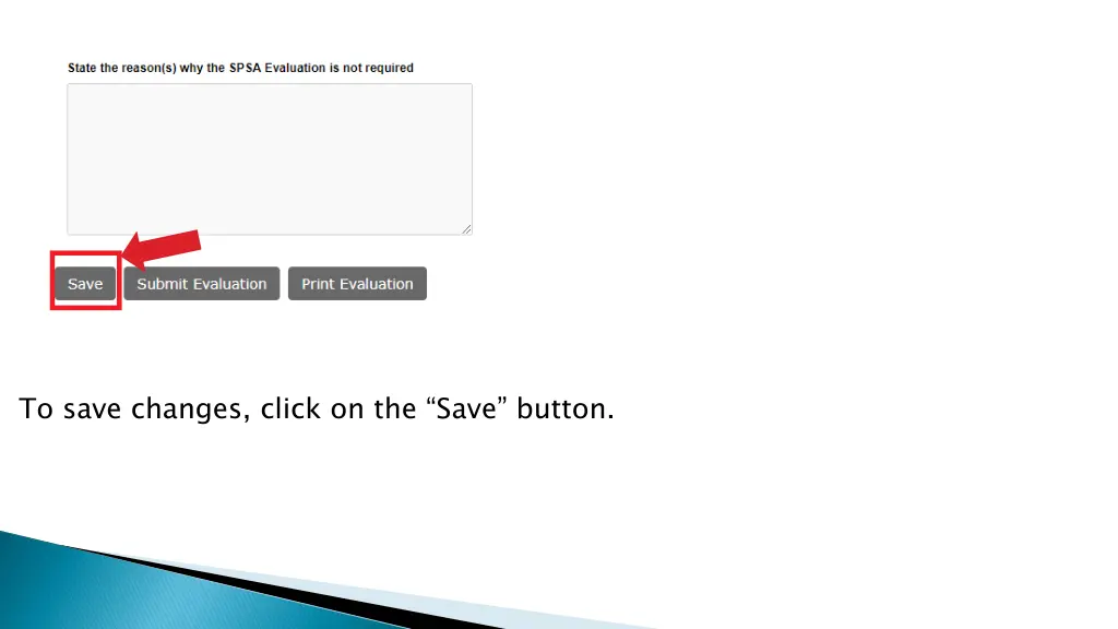 to save changes click on the save button