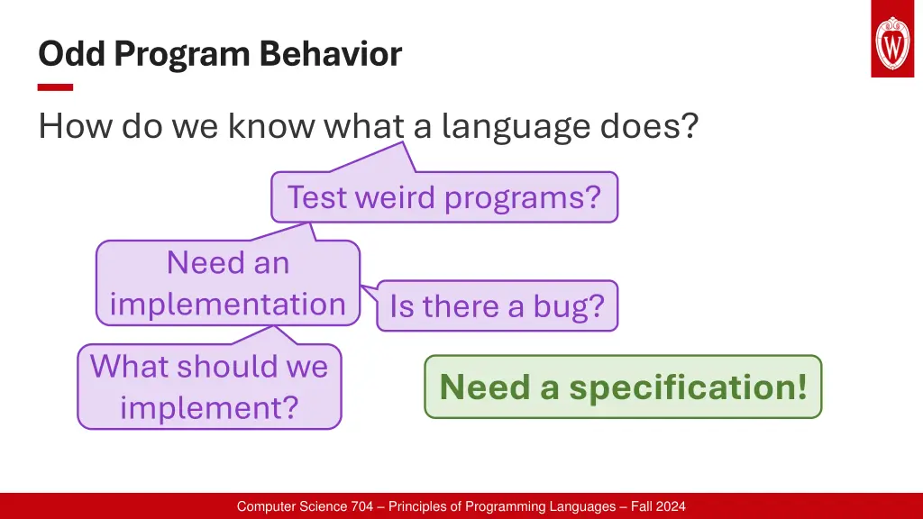 odd program behavior 2