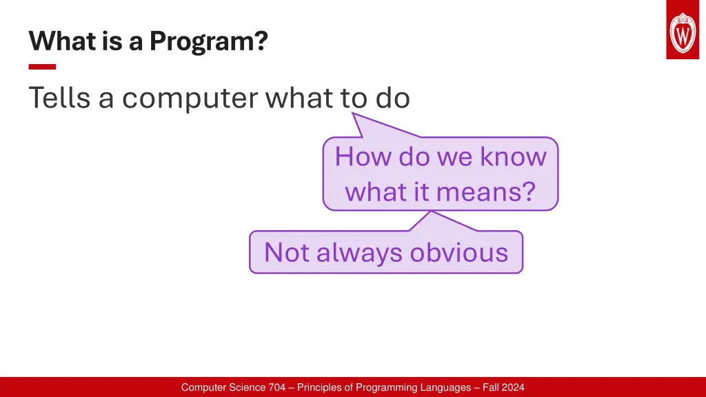 what is a program