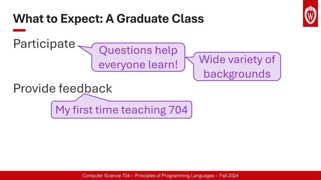 what to expect a graduate class