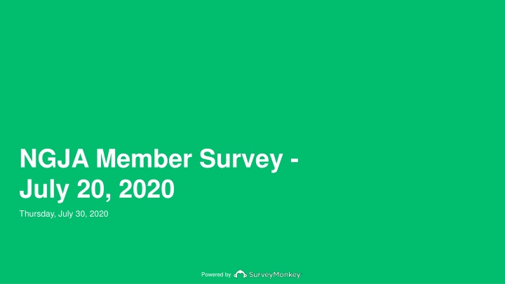 ngja member survey july 20 2020