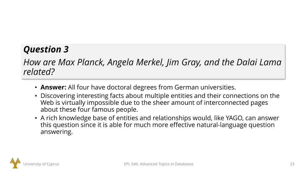 question 3 how are max planck angela merkel