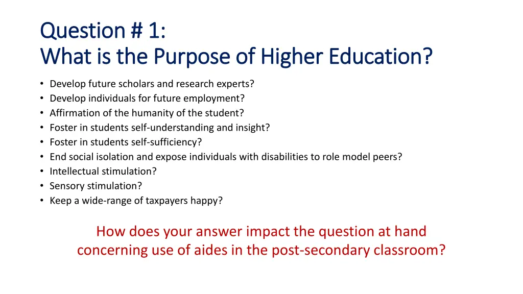 question 1 question 1 what is the purpose