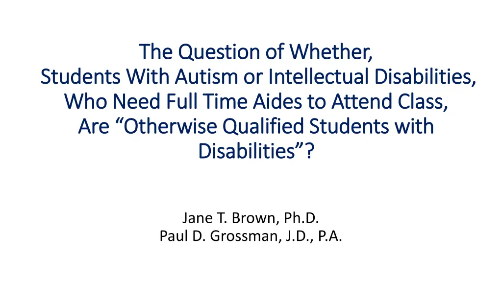 the question of whether the question of whether