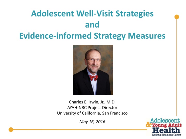 adolescent well visit strategies and evidence