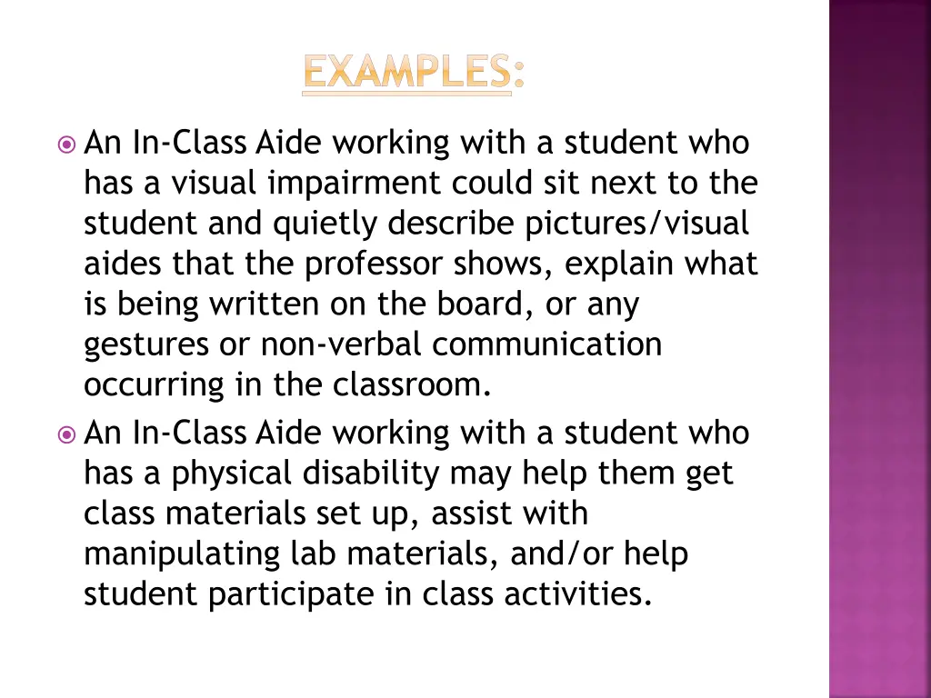 examples