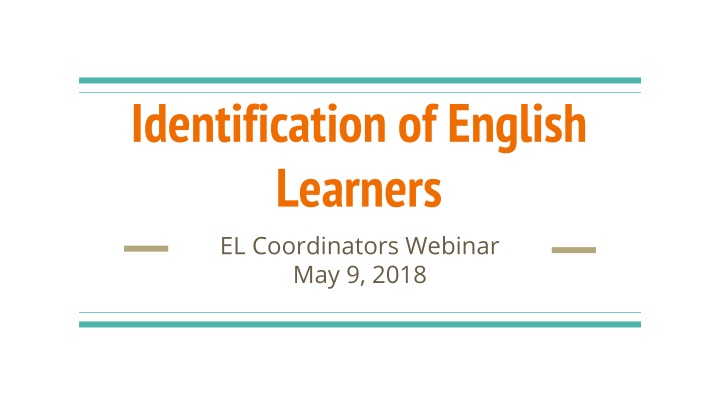 identification of english learners