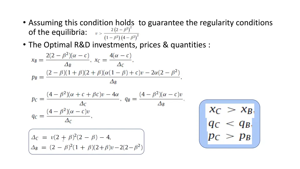 assuming this condition holds to guarantee