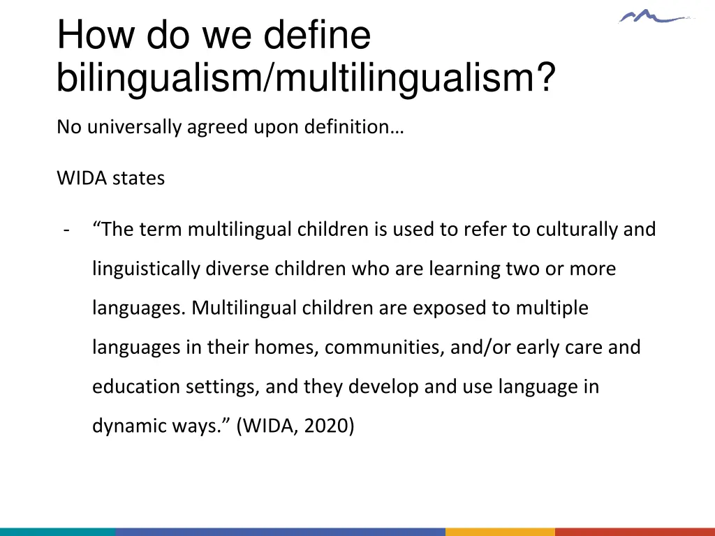 how do we define bilingualism multilingualism