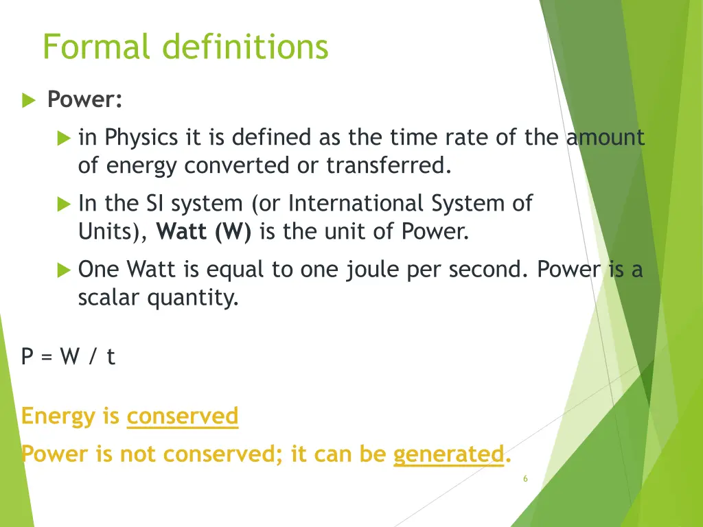 formal definitions 2