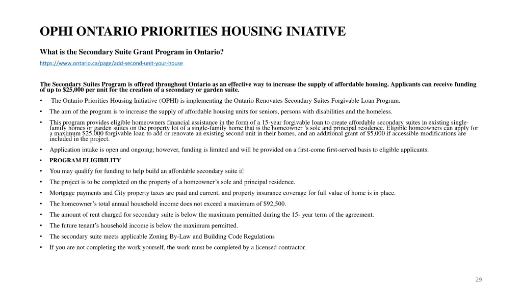 ophi ontario priorities housing iniative