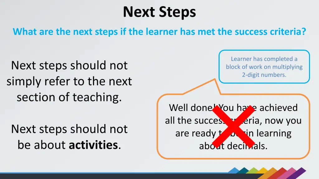 next steps