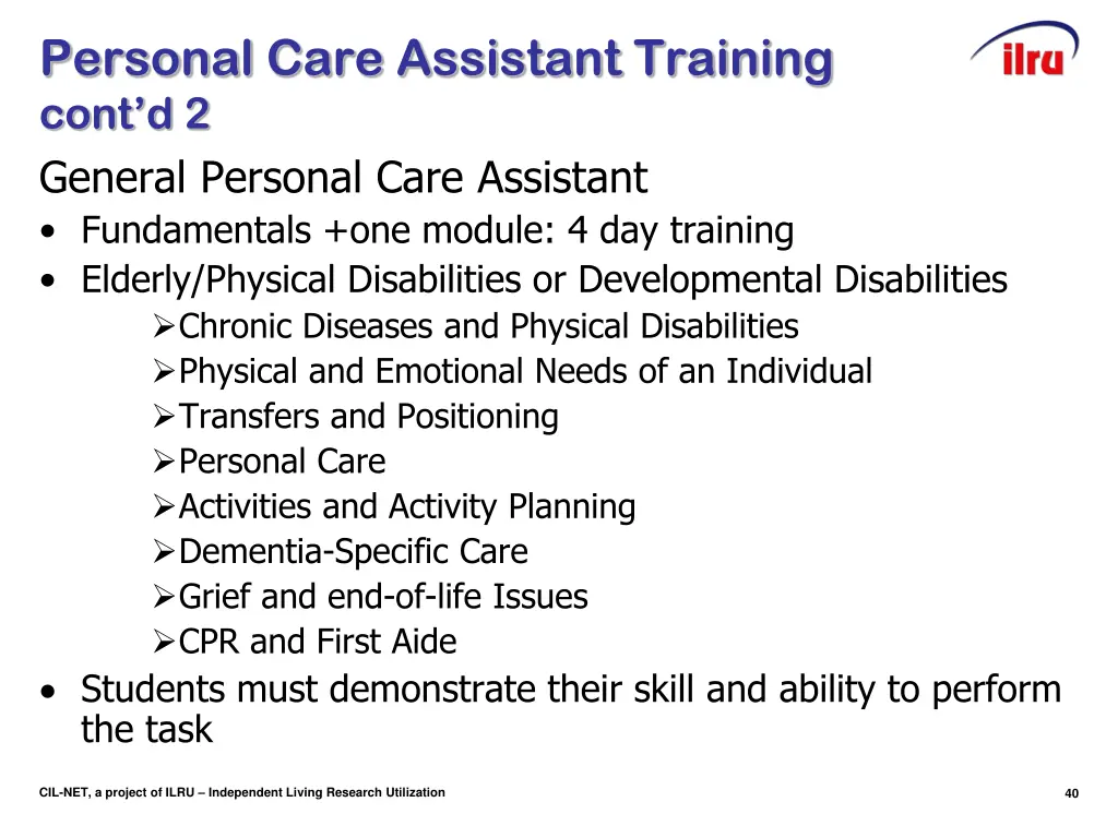 personal care assistant training cont d 2 general