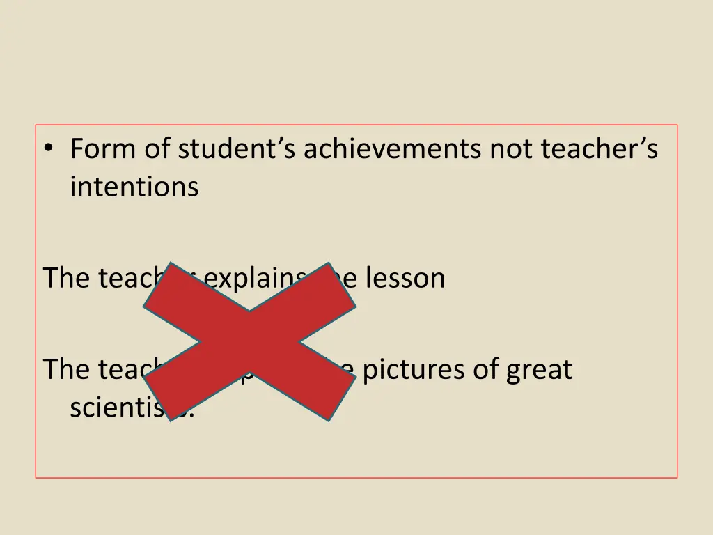 form of student s achievements not teacher