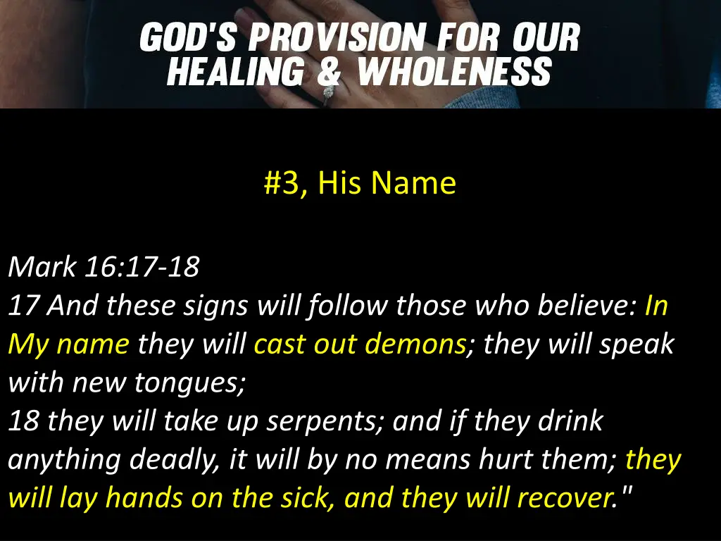 3 his name