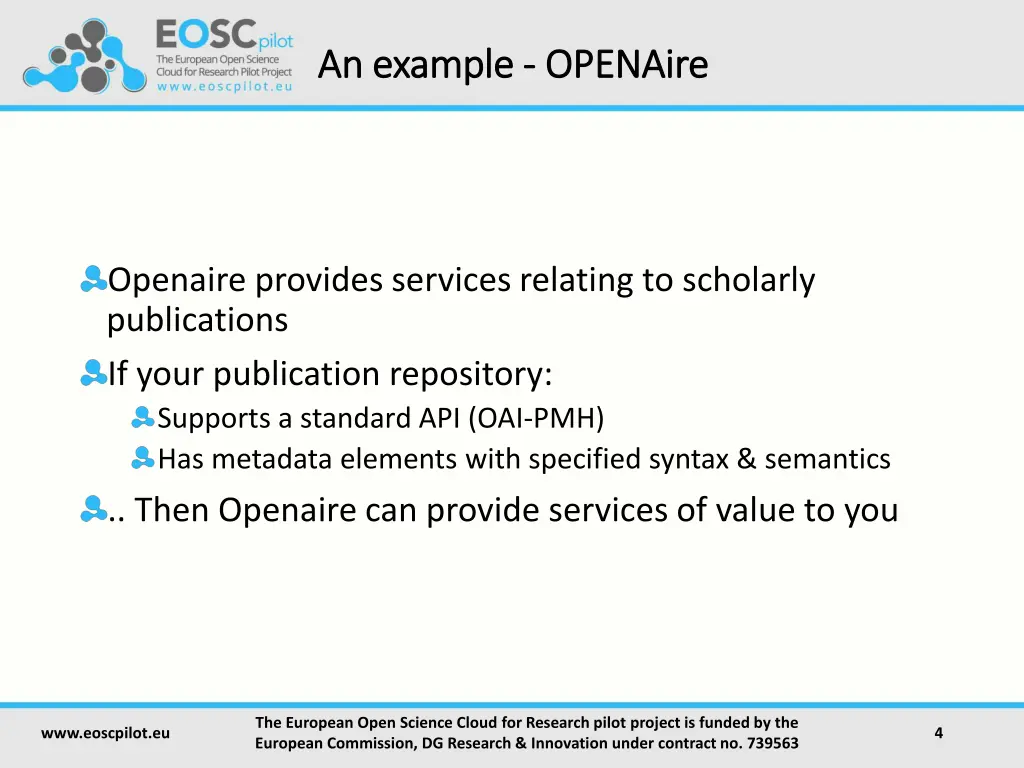 an example an example openaire