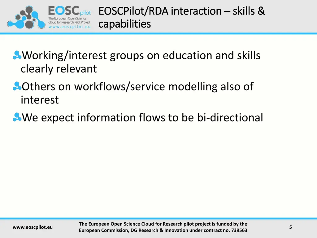 eoscpilot eoscpilot rda interaction