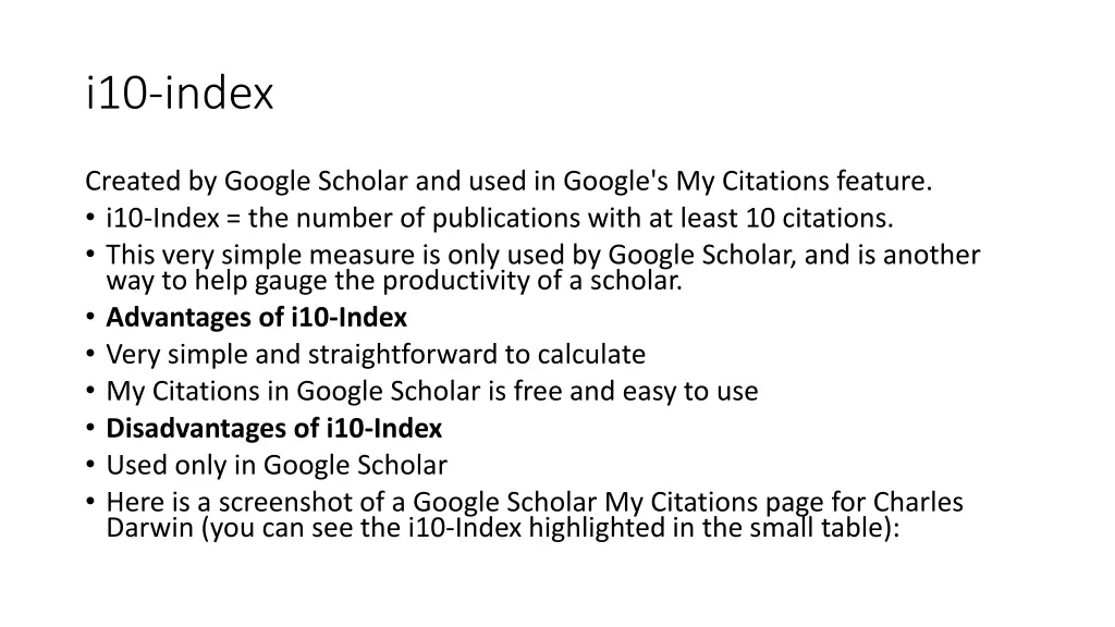 i10 index