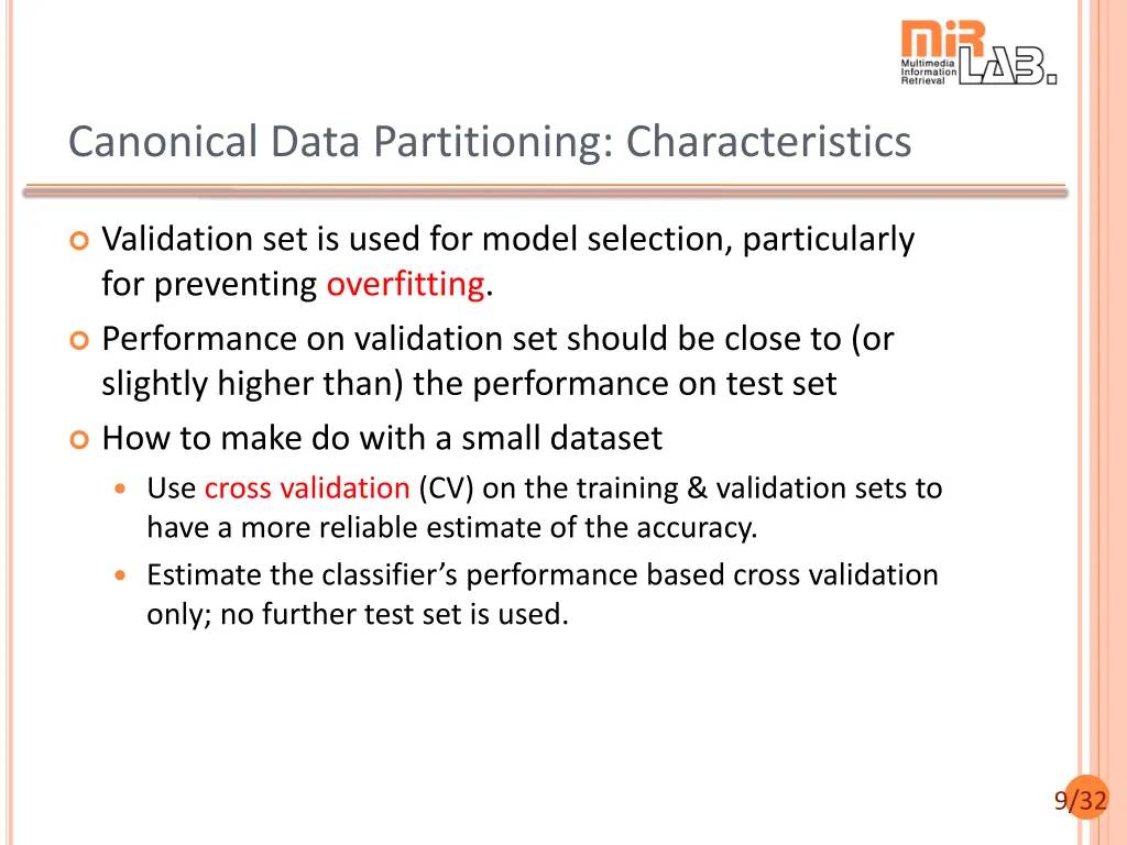 canonical data partitioning characteristics