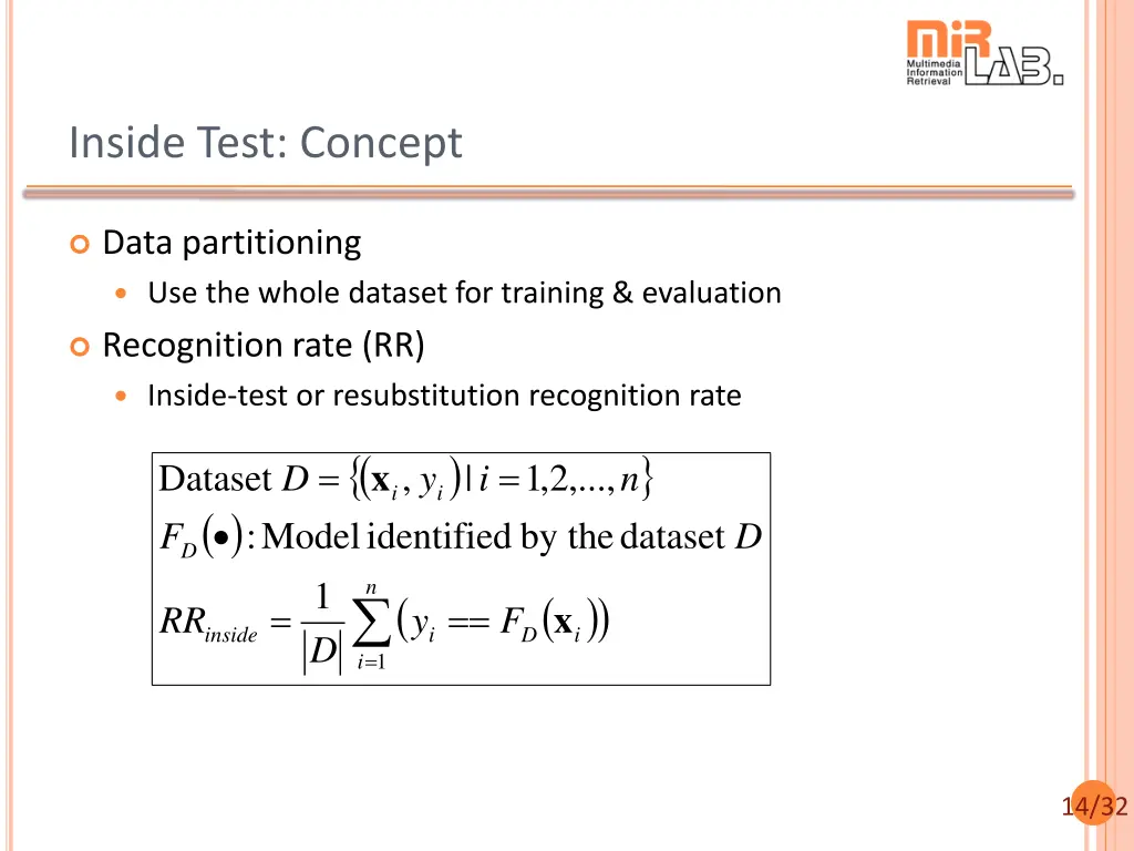 inside test concept