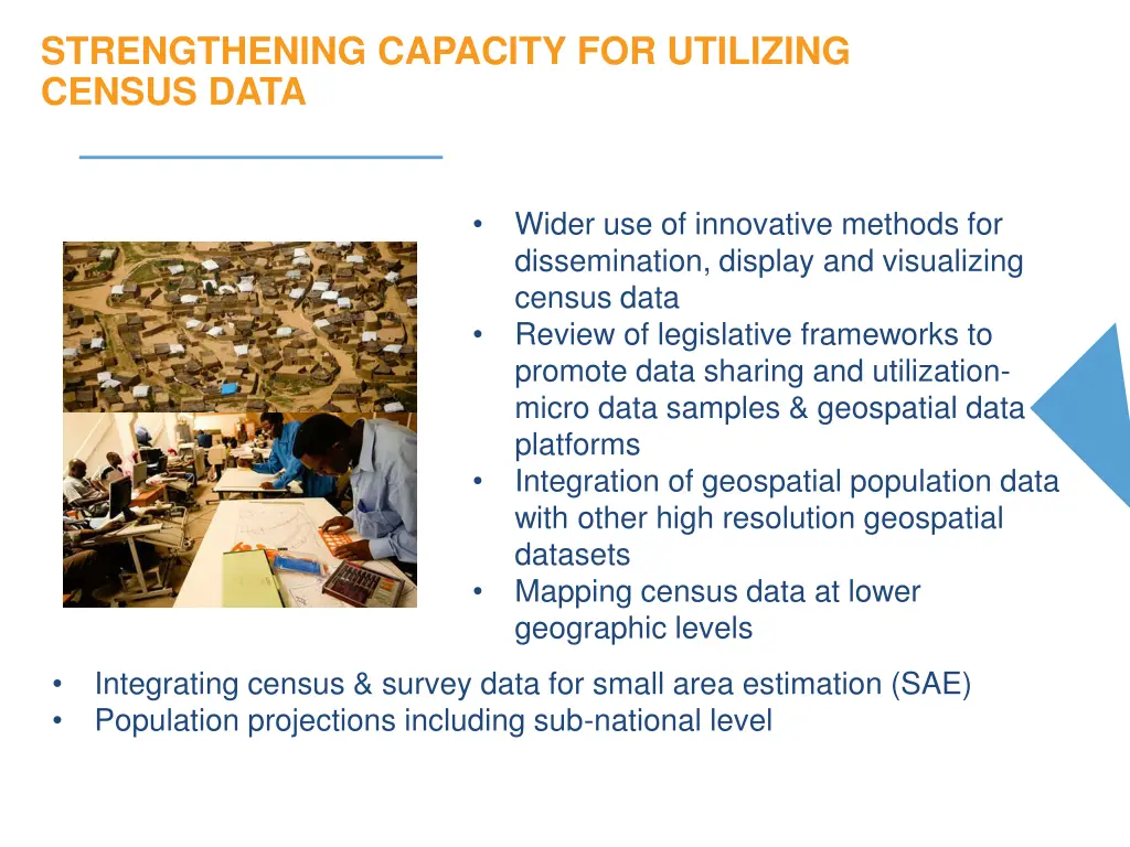 strengthening capacity for utilizing census data