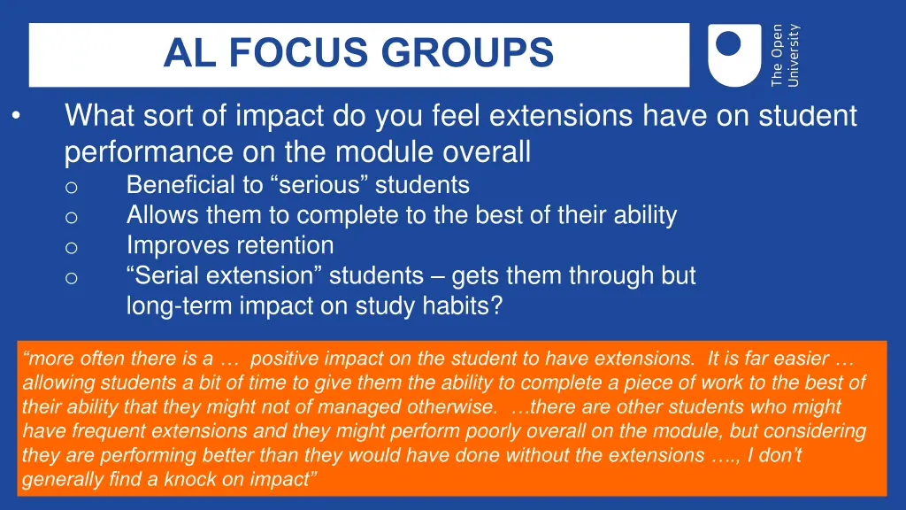 al focus groups 1