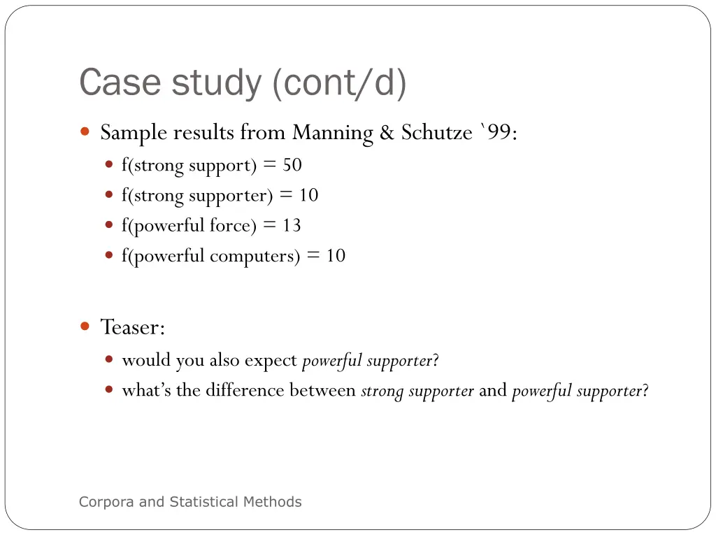 case study cont d