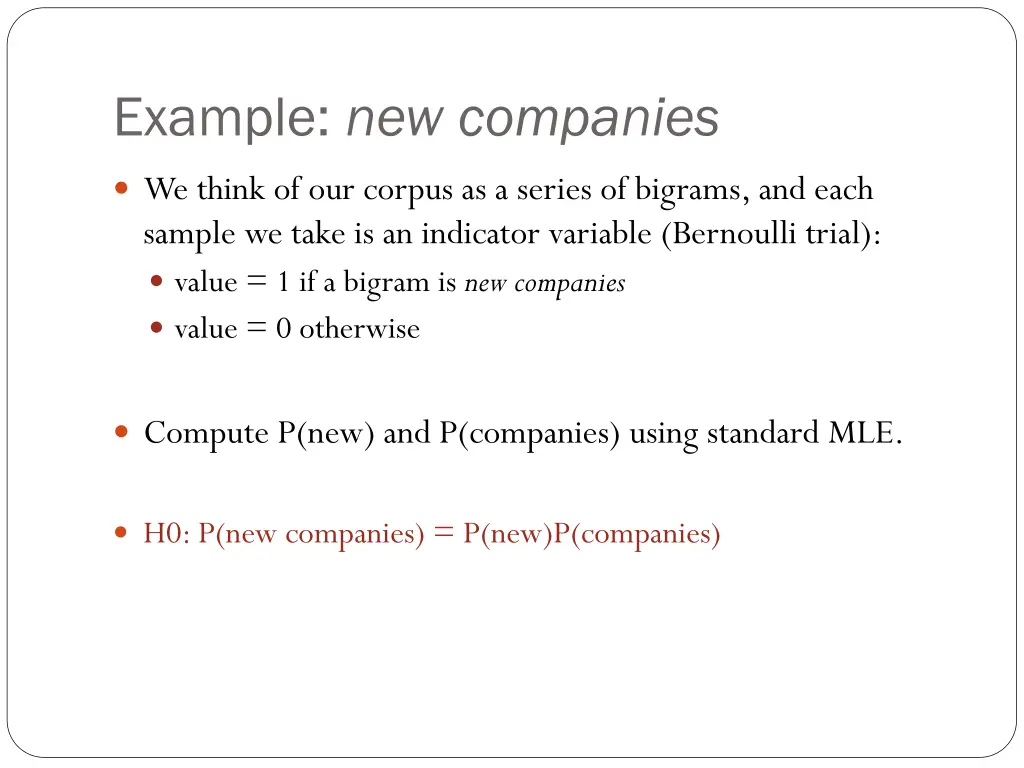 example new companies