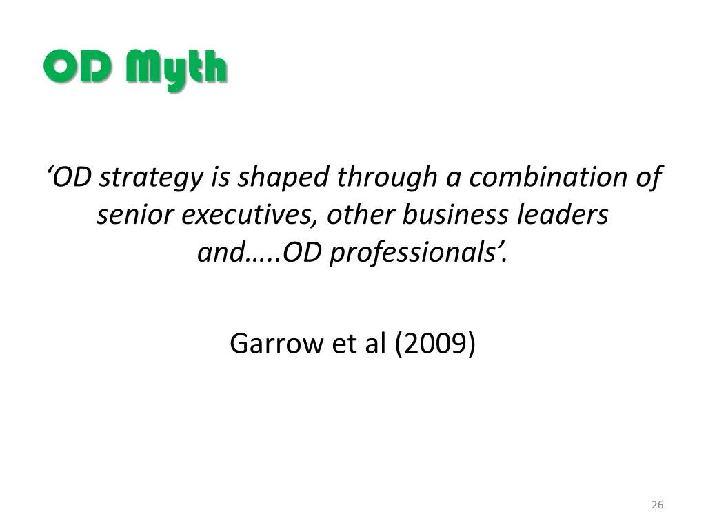 od myth