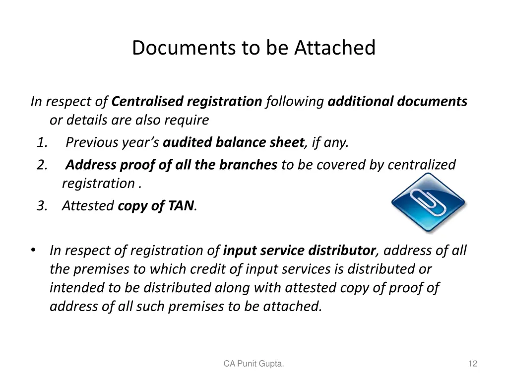 documents to be attached 1