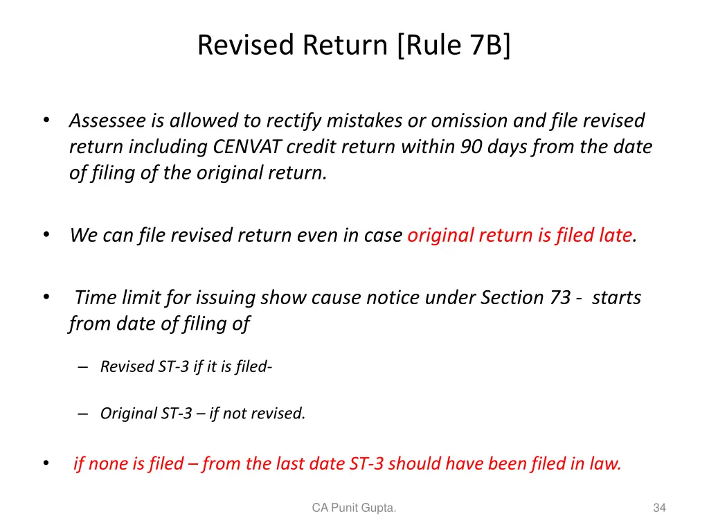 revised return rule 7b