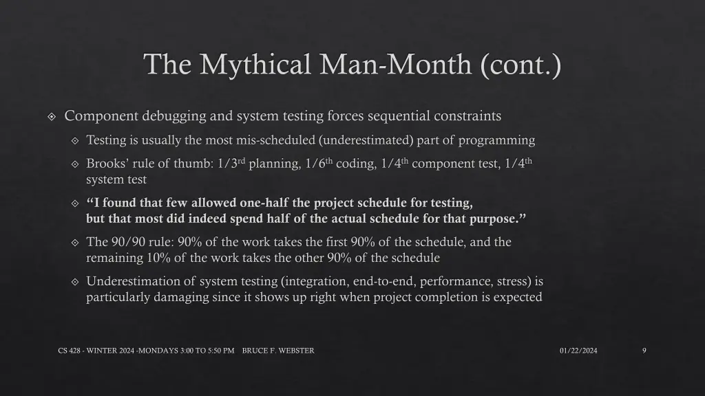 the mythical man month cont 2