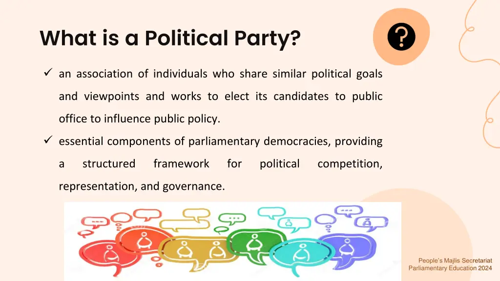what is a political party