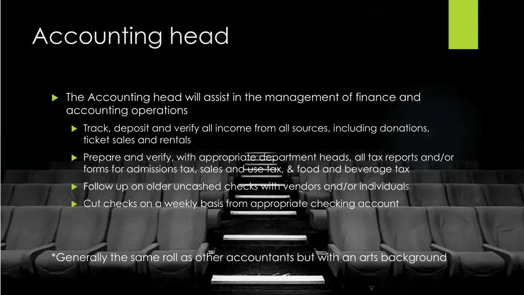 accounting head