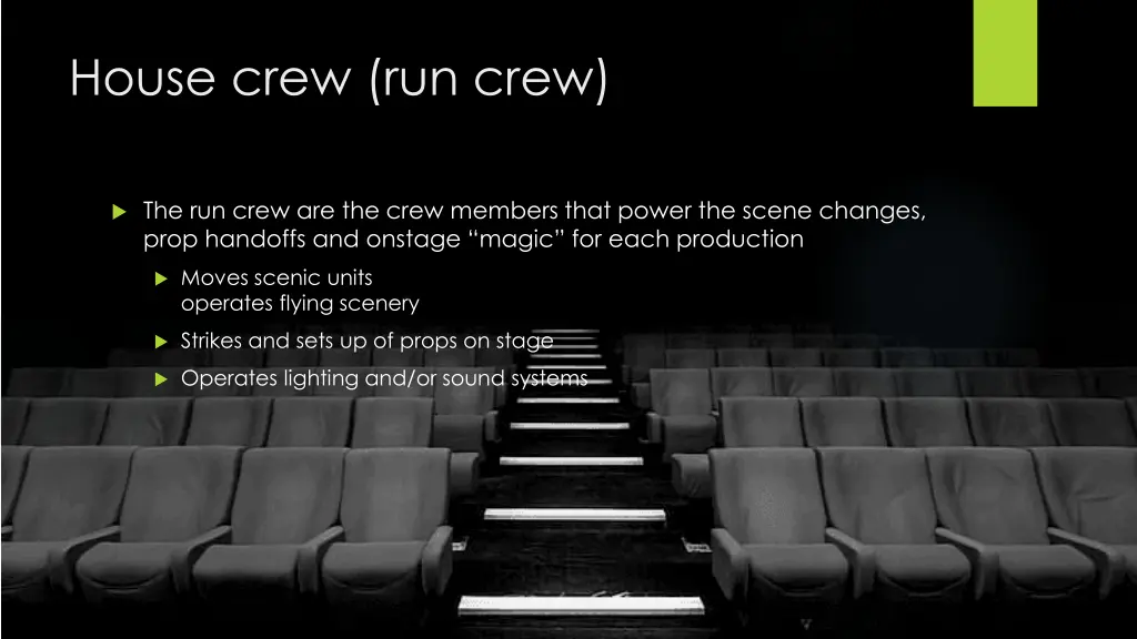 house crew run crew