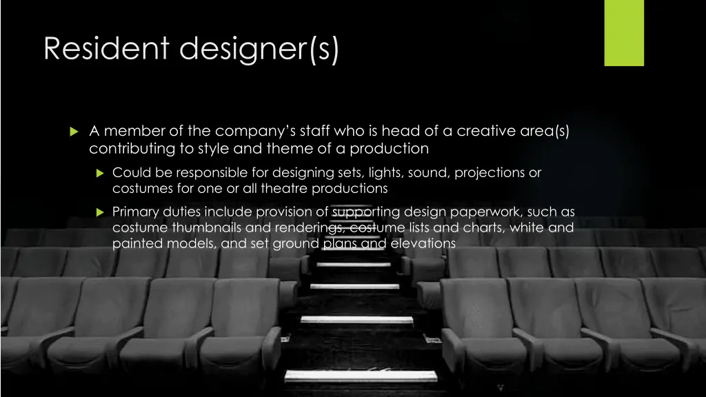 resident designer s