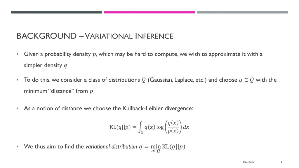 background v ariational i nference