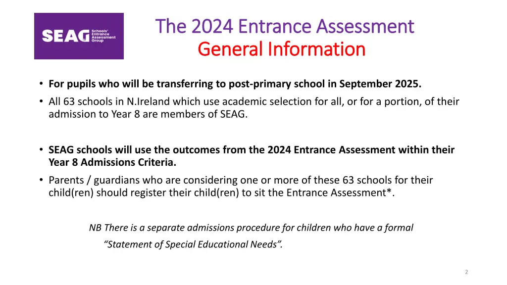 the 2024 entrance assessment the 2024 entrance