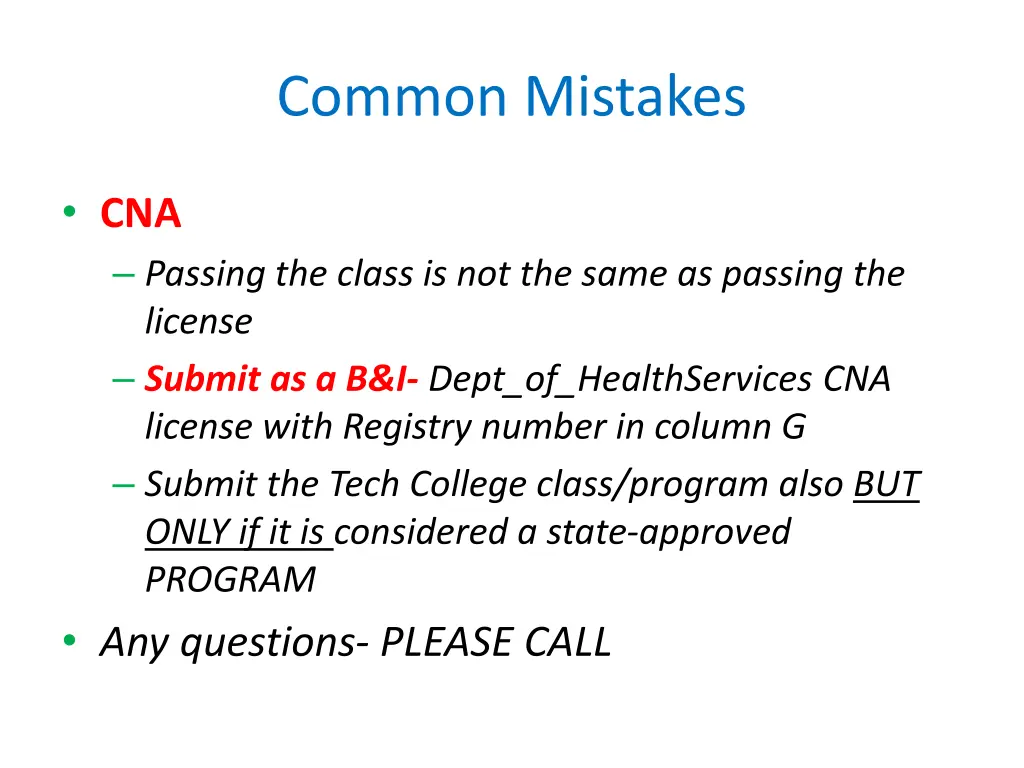 common mistakes 3