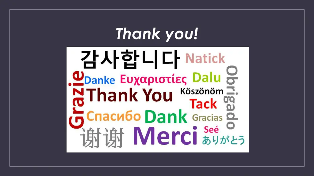 thank you