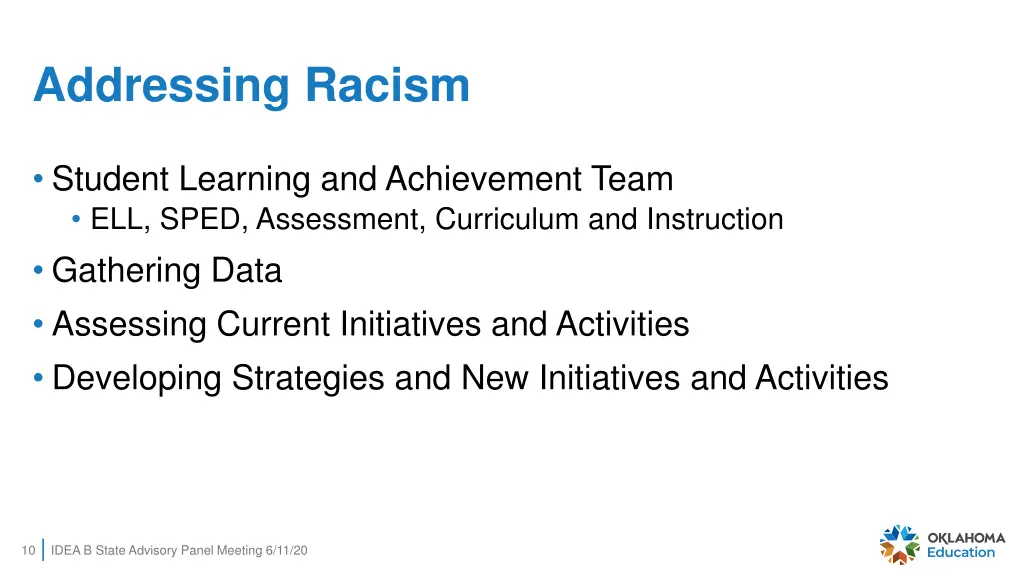 addressing racism