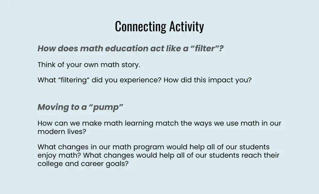 connecting activity