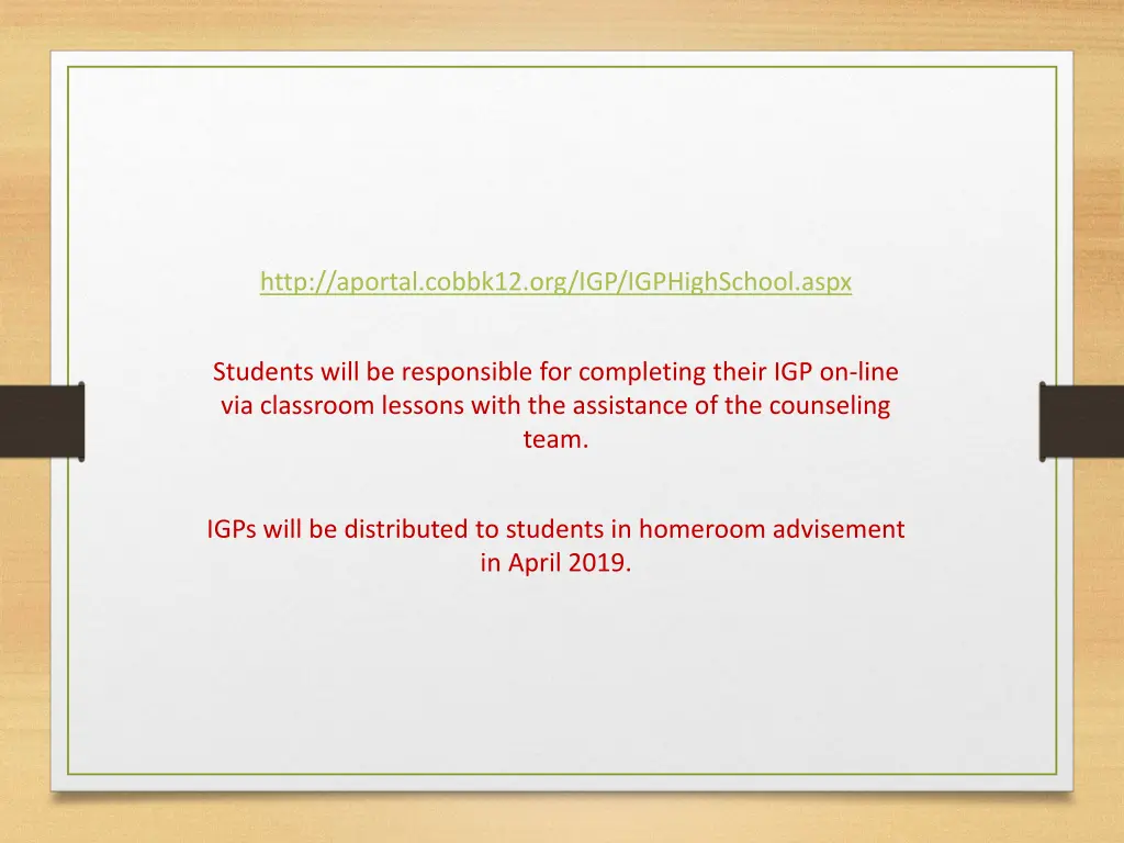 http aportal cobbk12 org igp igphighschool aspx