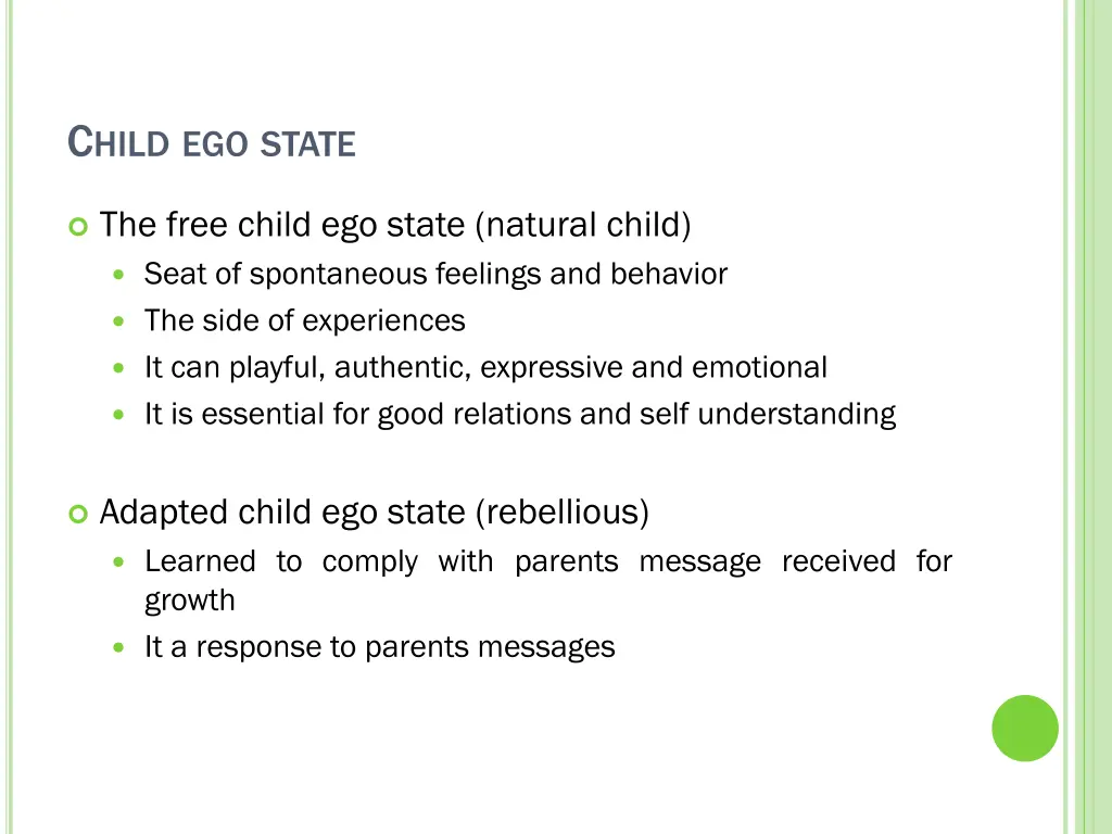c hild ego state 1
