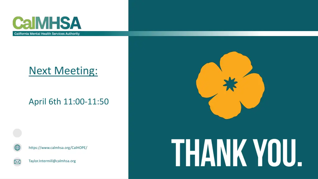 next meeting