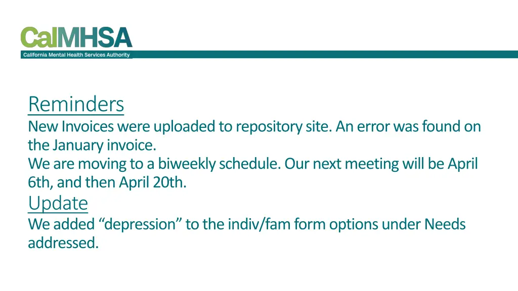 reminders new invoices were uploaded