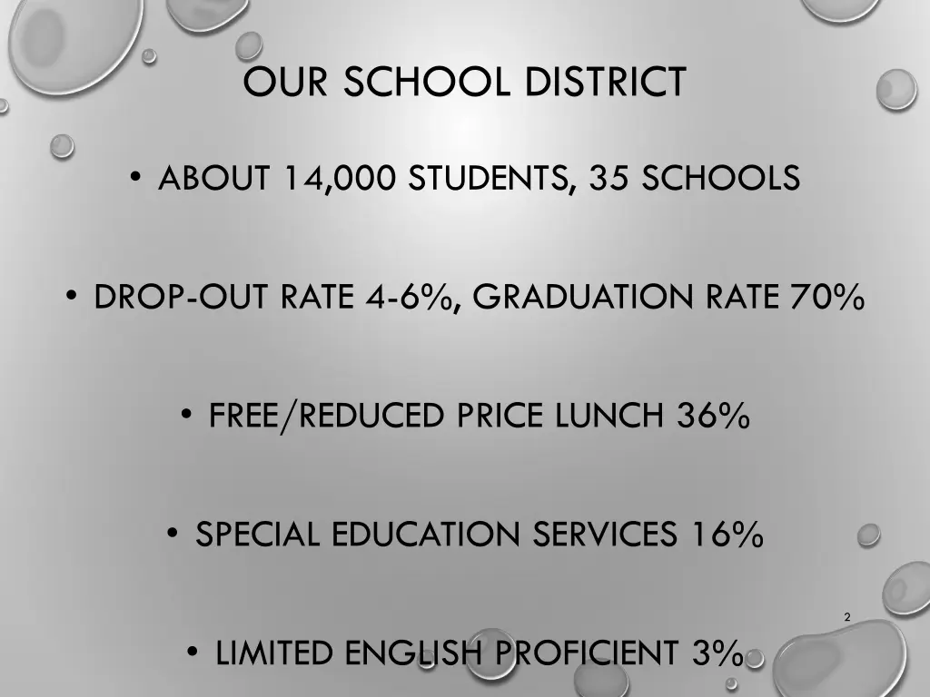 our school district