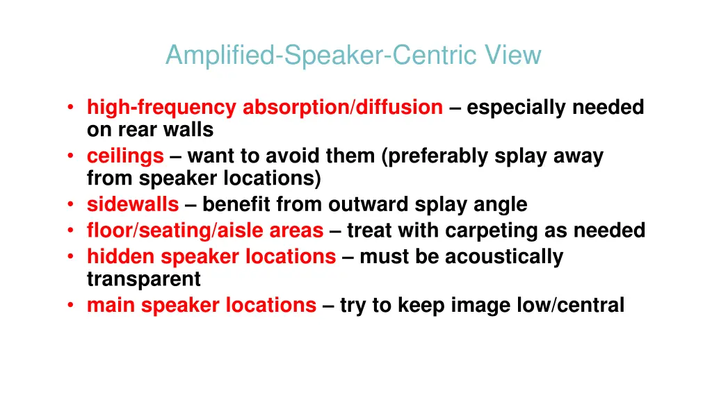 amplified speaker centric view 1