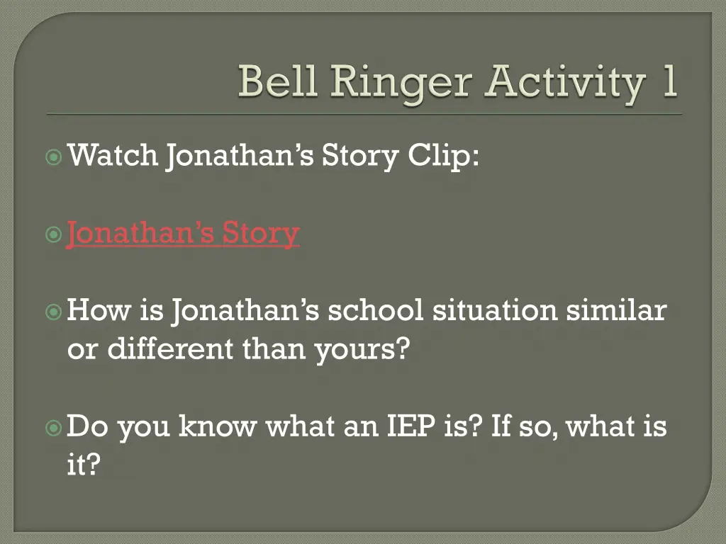 watch jonathan s story clip
