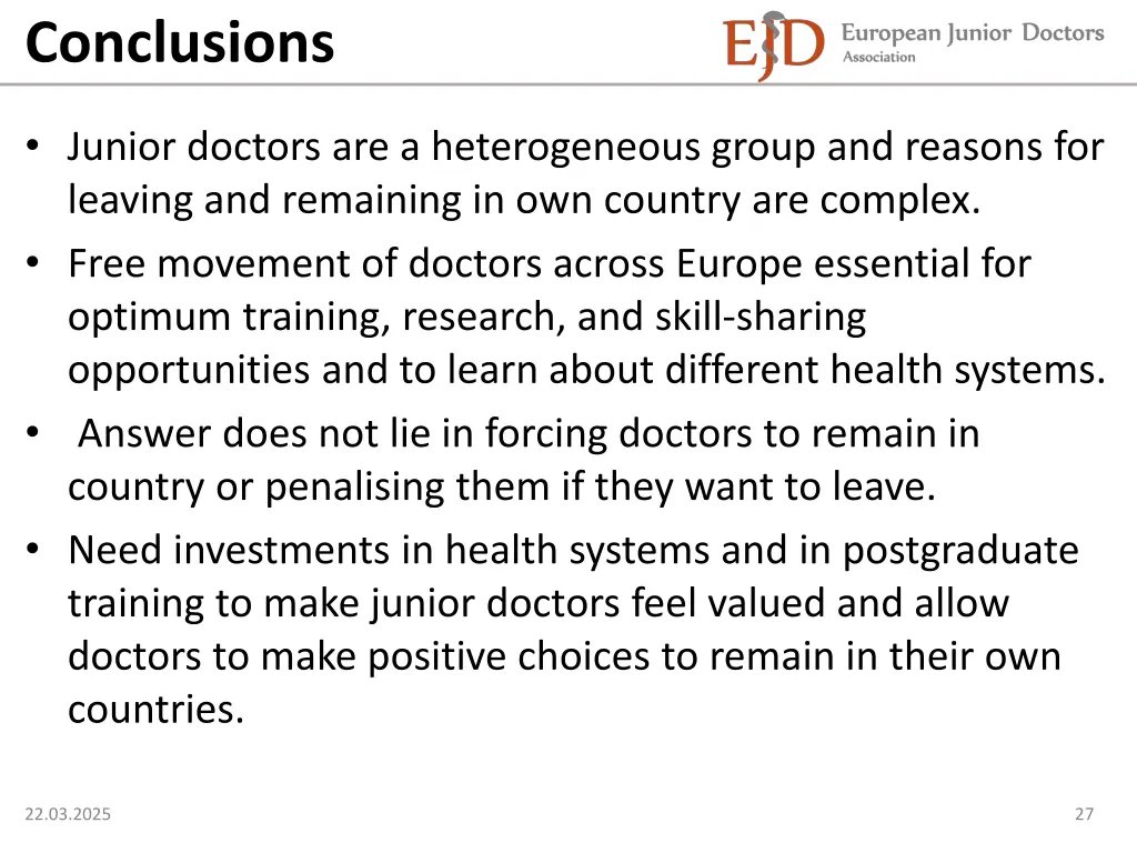 conclusions